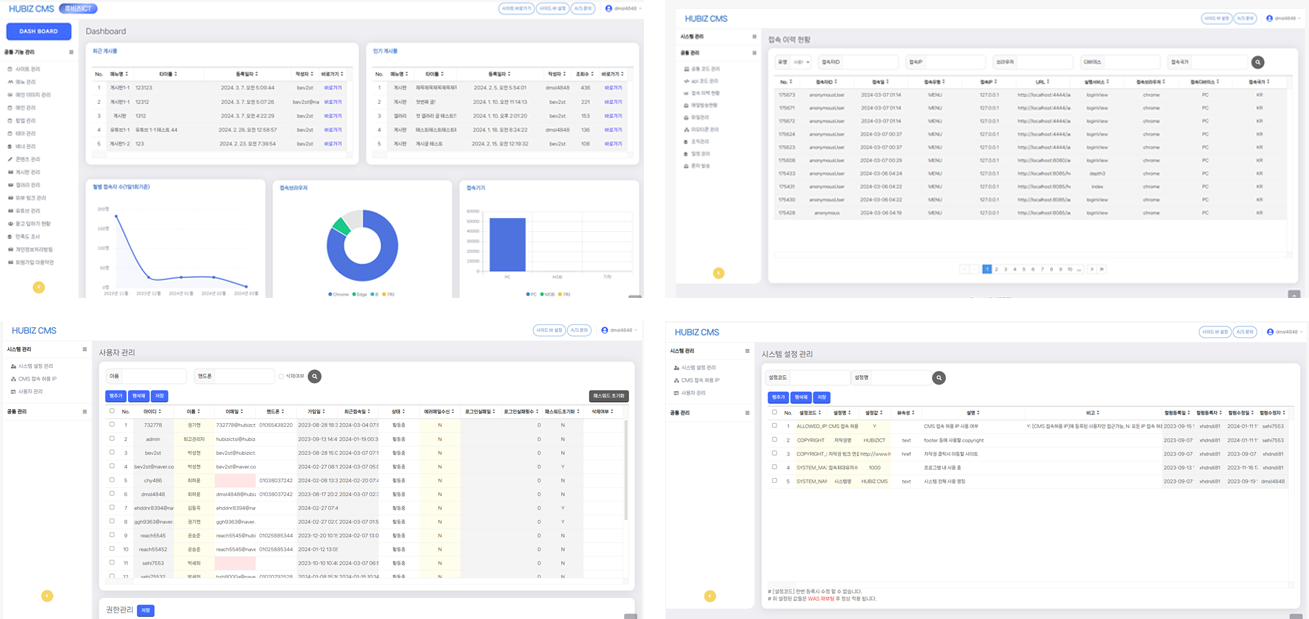 HUBIZ CMS 시스템 개요 3